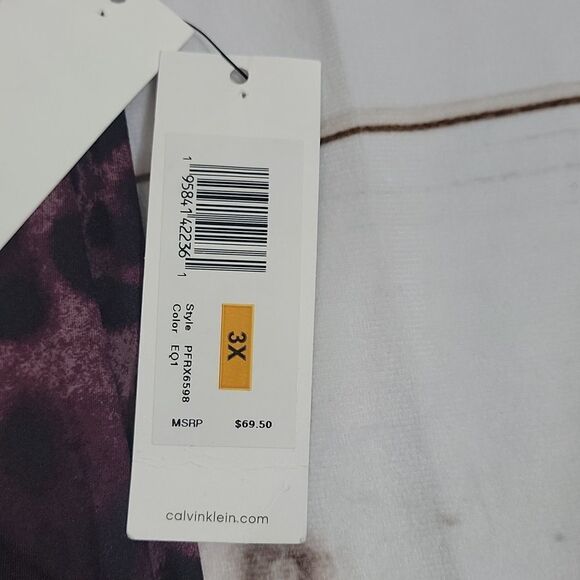 Calvin Klein Performance High Waisted 7/8 Length Animal Plus Size 3XL Beautiful - Picture 4 of 7